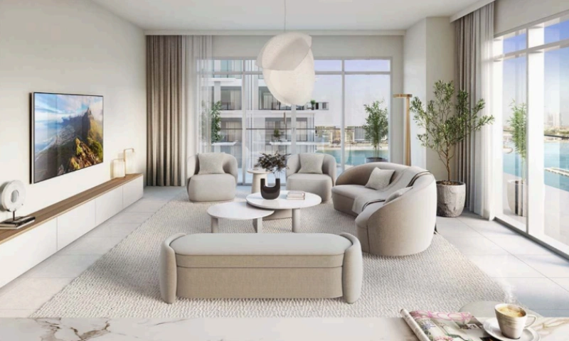 Luxuriöses Wohnung mit 3 Schlafzimmer, atemberaubender Marina- und Palmenblick