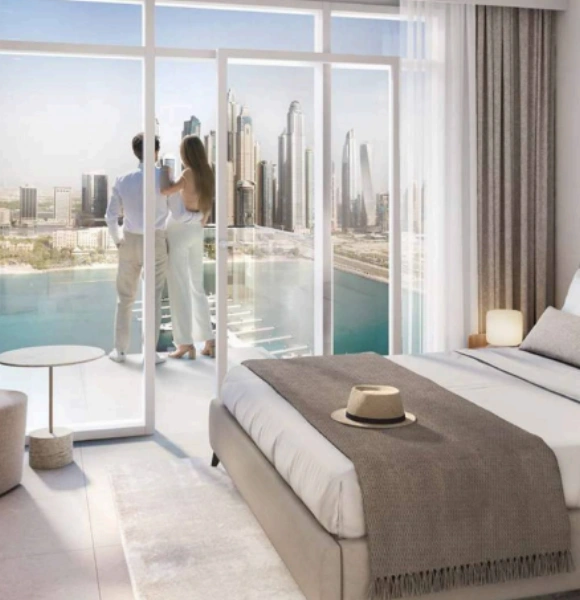 Luxuriöses Wohnung mit 3 Schlafzimmer, atemberaubender Marina- und Palmenblick