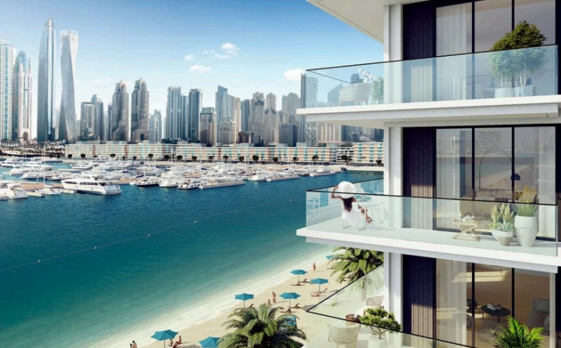 Luxuriöses Wohnung mit 3 Schlafzimmer, atemberaubender Marina- und Palmenblick