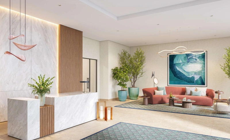 Exklusive 2-Zimmer-Luxuswohnung am Wasser mit Eleganz