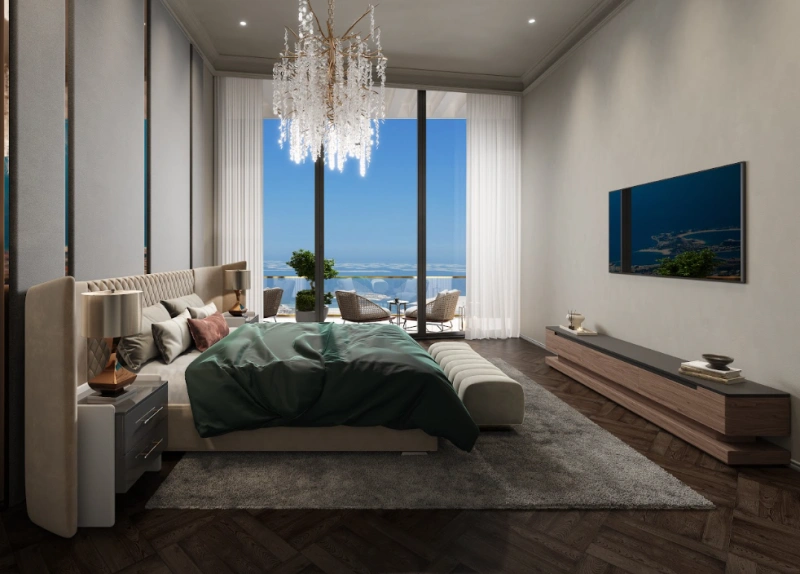 Exklusives Luxus-Apartment mit zwei Schlafzimmern und Zimmer für das Personal