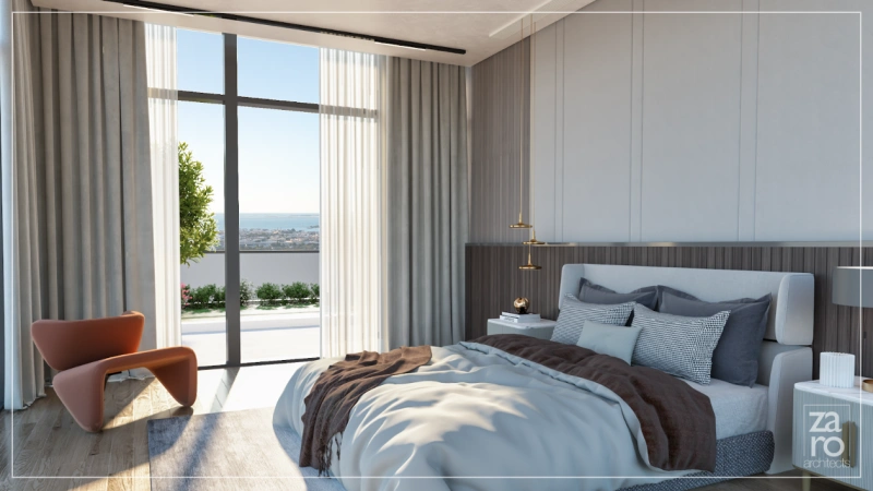 Luxus-Apartment mit 3 Schlafzimmern, Zimmer für das Personal, Spa und Sauna.