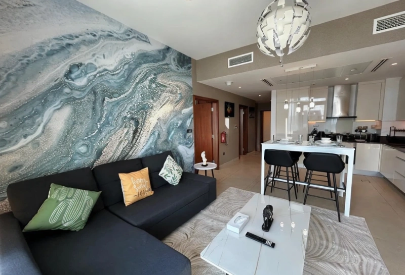 Elegantes Apartment mit vollem Marina-Panoramablick in Dubai Marina