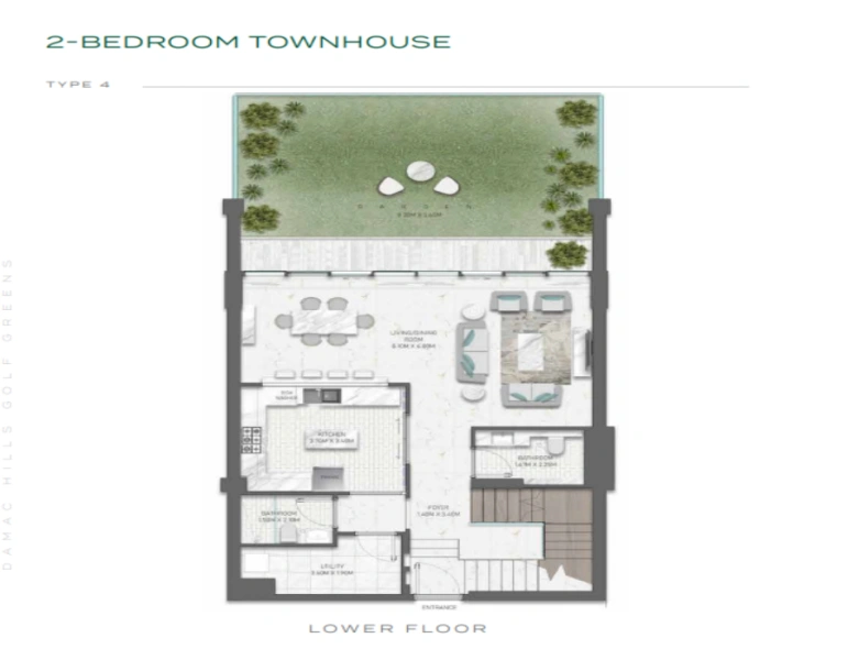 Luxuriöses Penthouse mit zwei Schlafzimmern und modernem Design