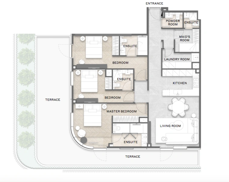 3-Schlafzimmer-Apartment in ikonischer Lage. Luxus pur in bester Umgebung!