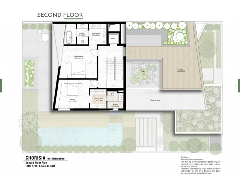 Exklusive Luxusvilla in Chorisia Al Barari mit privatem Pool, Garten & Aufzug