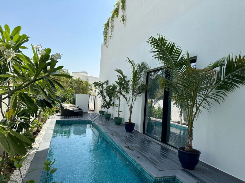 Exklusive Luxusvilla in Chorisia Al Barari mit privatem Pool, Garten & Aufzug