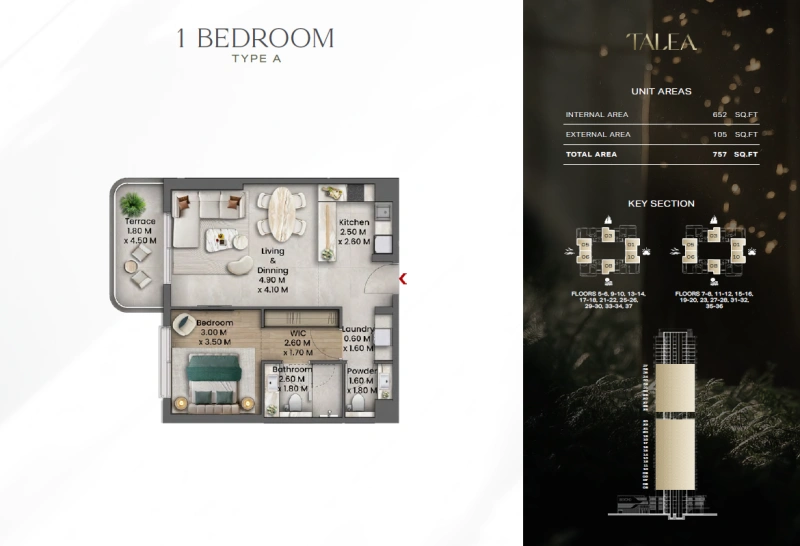 Moderne 1-Zimmer-Wohnung mit atemberaubendem Meerblick am Strand!