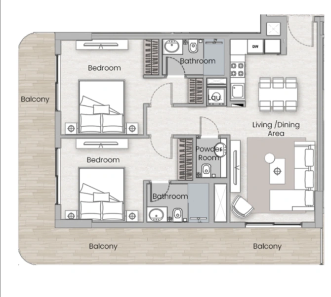 Moderne 2-Zimmer-Wohnung mit stilvollem Design!