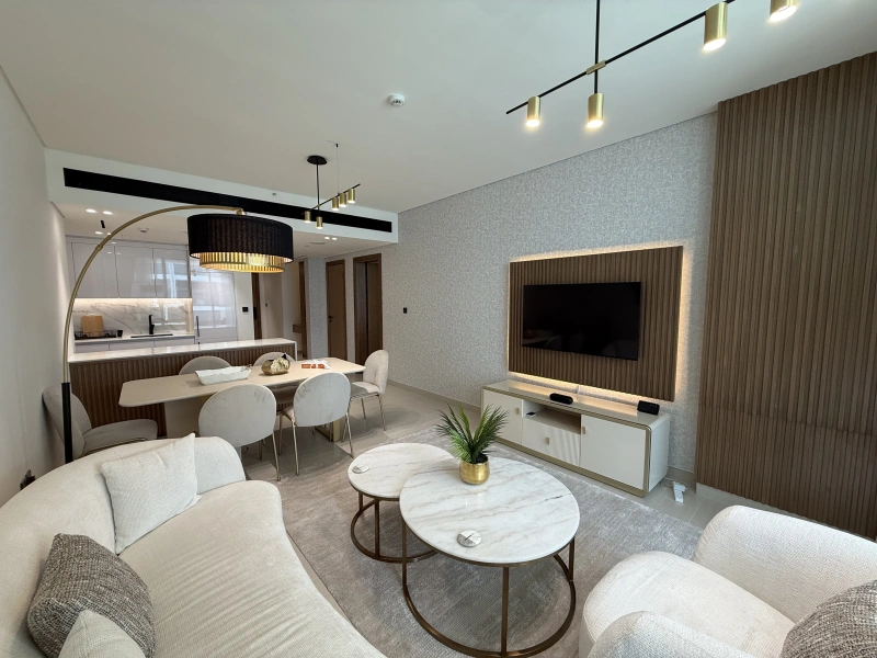 Brand new spacious one bedroom in Binghatti Galaxy, JVC - fully furnished !