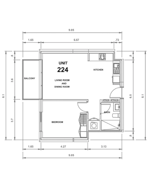Charmantes 1-Zimmer-Apartment - perfekt für kleine Familien