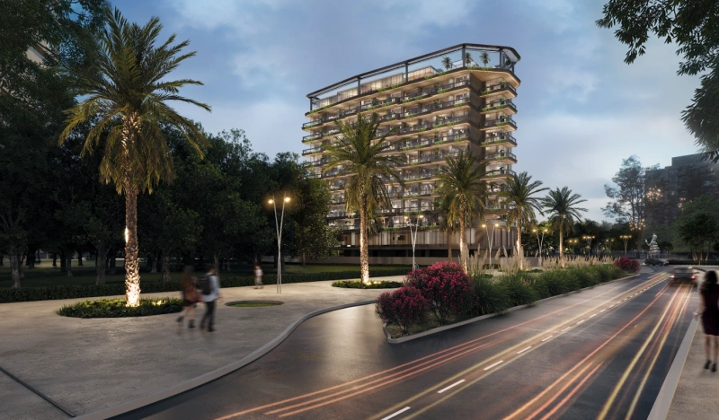 Luxuriöses 2-Zimmer-Apartment mit privatem Pool und modernem Design.