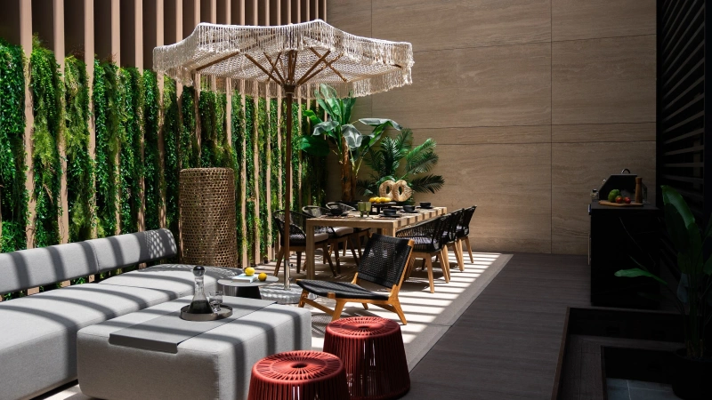 Modernes Reihenhaus mit Privat Pool und Innenhof mit Grill - Luxuriöses Wohnen mit besonderem Flair!