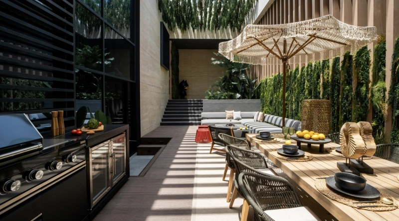 Modernes Reihenhaus mit Privat Pool und Innenhof mit Grill - Luxuriöses Wohnen mit besonderem Flair!