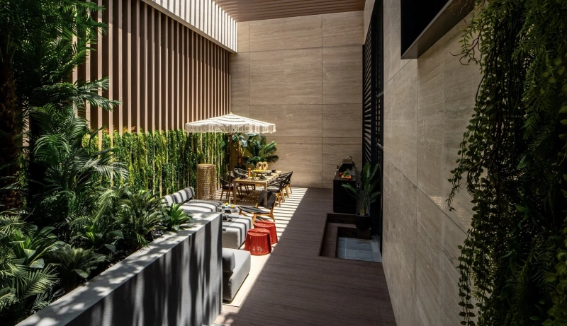 Modernes Reihenhaus mit Privat Pool und Innenhof mit Grill - Luxuriöses Wohnen mit besonderem Flair!