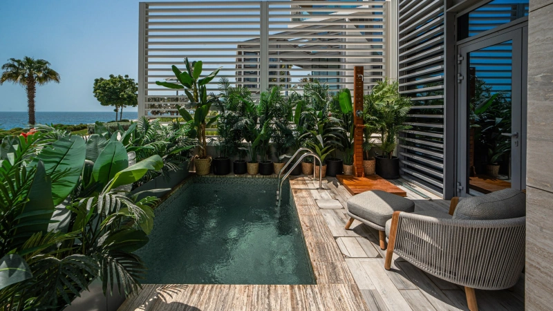 Modernes Reihenhaus mit Privat Pool und Innenhof mit Grill - Luxuriöses Wohnen mit besonderem Flair!